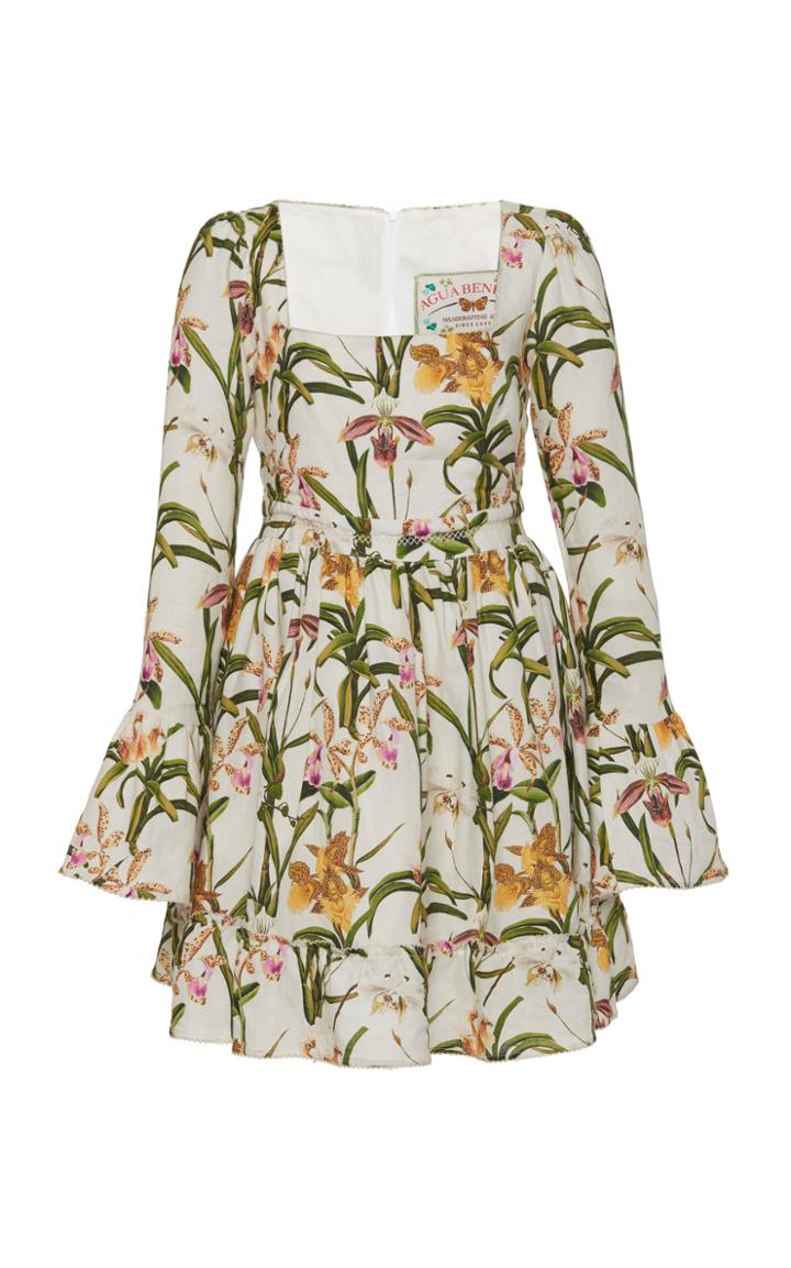 Moda Operandi Agua By Agua Bendita Curuba Flora Mini Dress Size: Xs