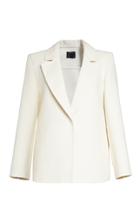 Lake Studio Peak Lapel Fitted Wool Blazer