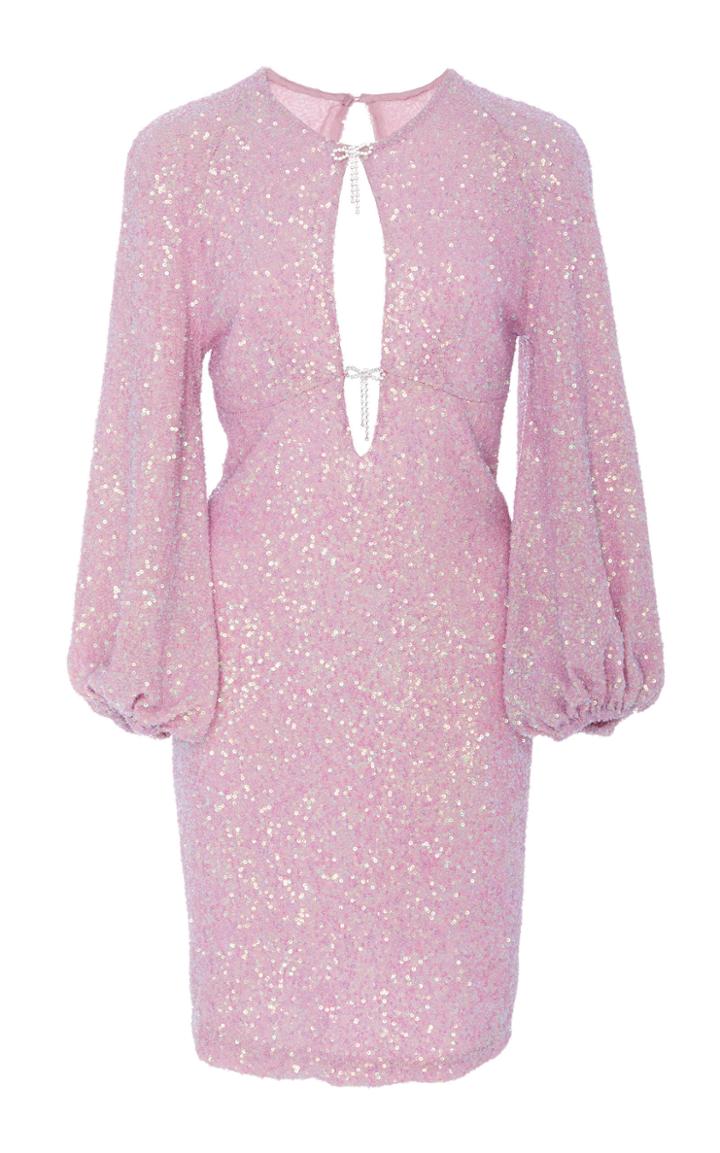 Markarian Exclusive Hot Stuff Sequined Silk Mini Dress