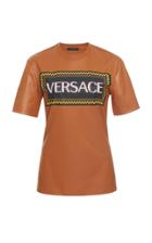 Versace Logo-printed Coated Jersey T-shirt