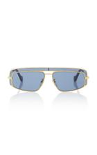 Loewe Square-frame Metal Sunglasses