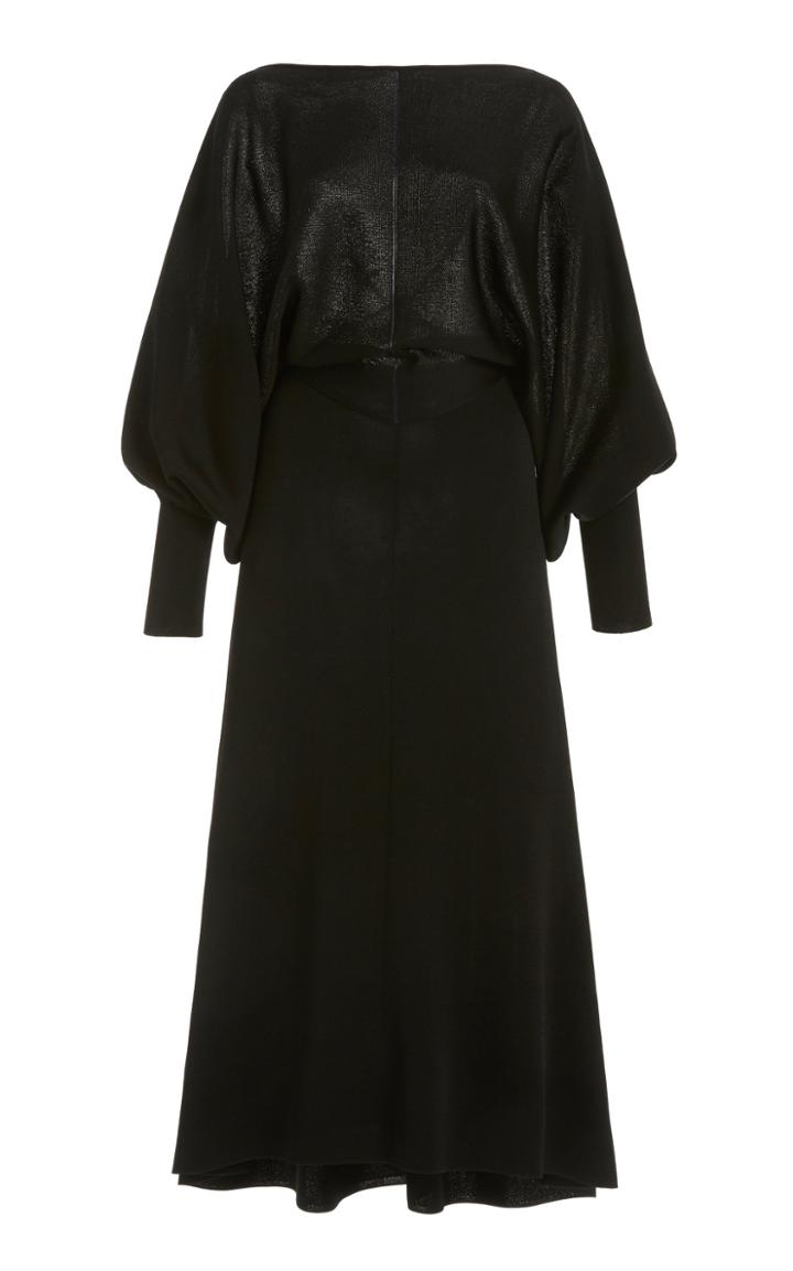Moda Operandi Victoria Beckham Open-back Knit Midi Dress
