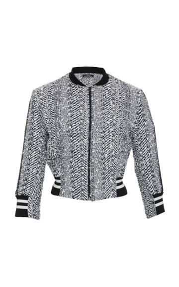 Frederick Anderson Herringbone Tweed Bomber