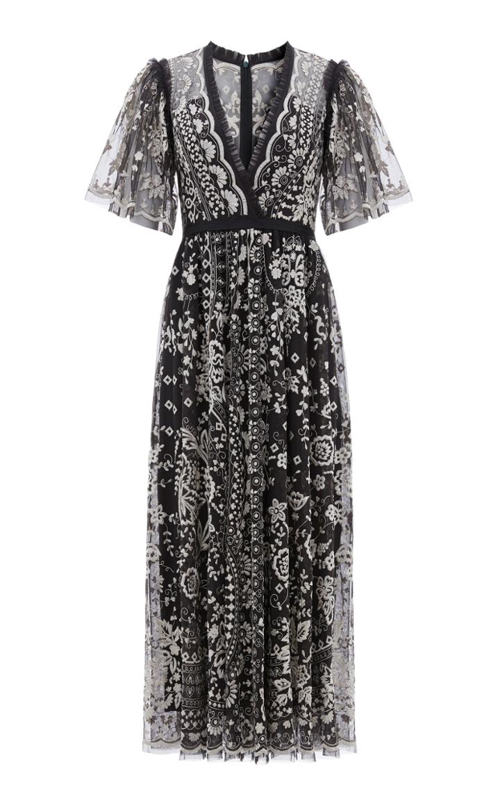 Needle & Thread Trudy Belle Embellished Tulle Ankle-length Gown
