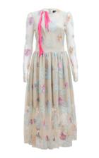 Lana Mueller Taneka Embroidered Midi Dress