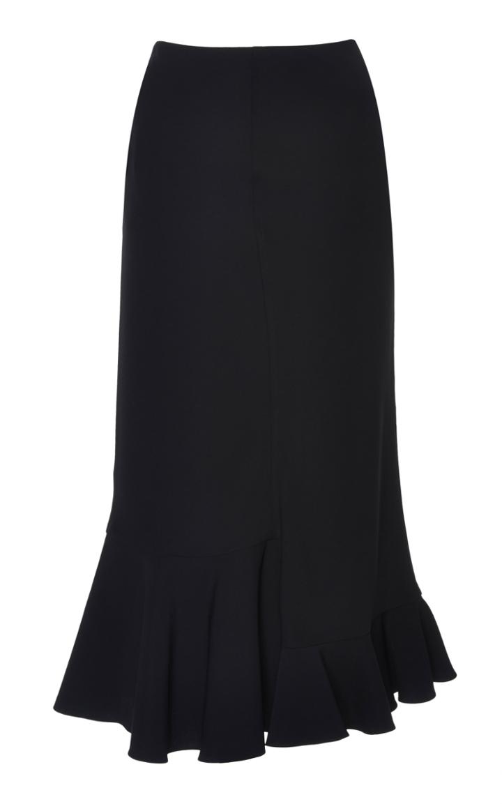 Victoria Beckham Georgette Frill Hem Skirt
