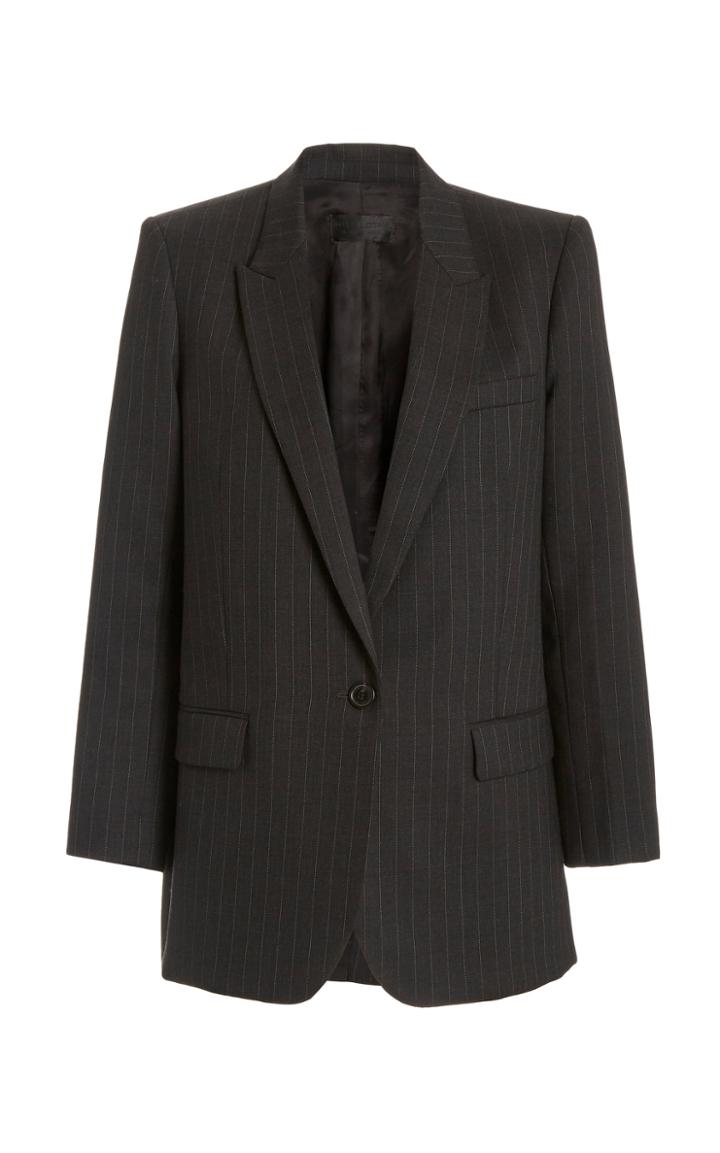 Moda Operandi Nili Lotan Diane Pinstriped Wool Blazer