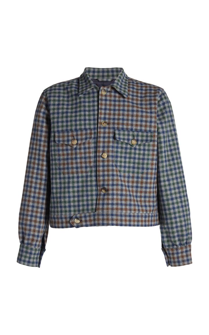 Moda Operandi Bode Duotone Scot Cropped Jacket