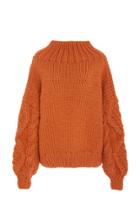I Love Mr. Mittens Cable Knit Wool Sweater