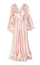 Maria Lucia Hohan Arianna Stripe Lurex Linen Dress