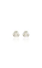 Suzanne Kalan 18k Gold Triangle Earrings