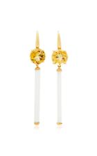 Francesca Villa Mopsy Citrine Earrings