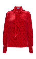 Moda Operandi Philosophy Di Lorenzo Serafini Pussy-bow Velvet Blouse