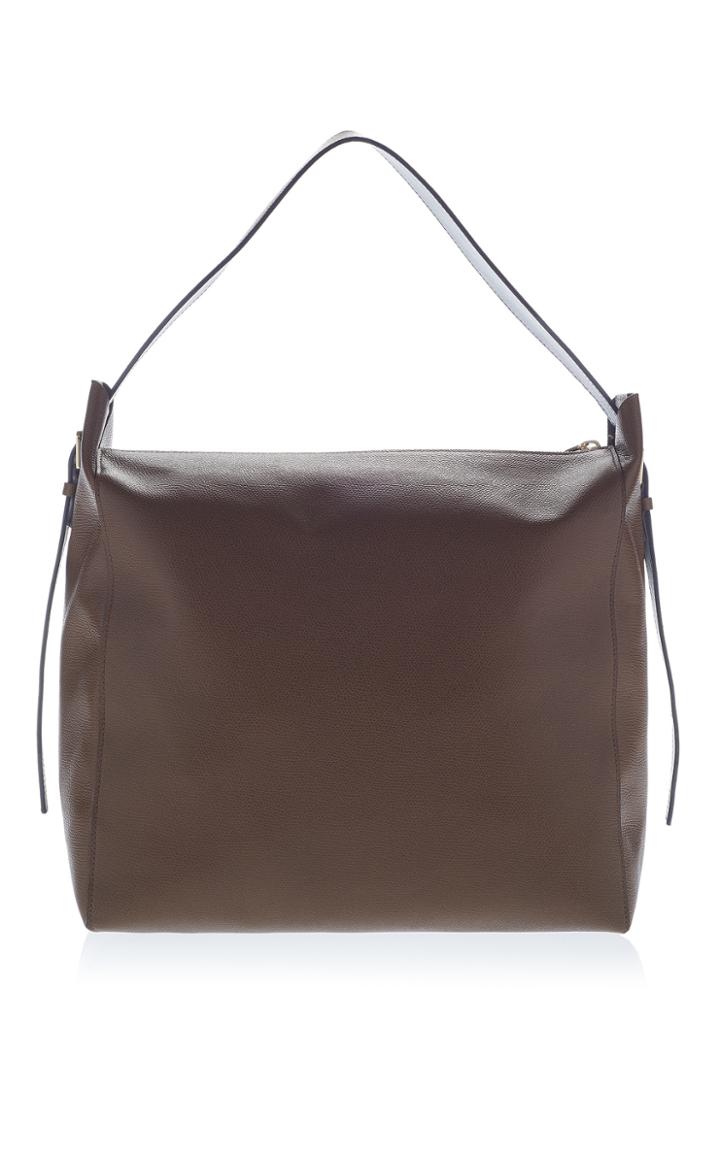 Valextra Soft Caramel Hobo