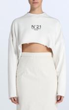 Moda Operandi N21 Crop Cotton Sweatshirt