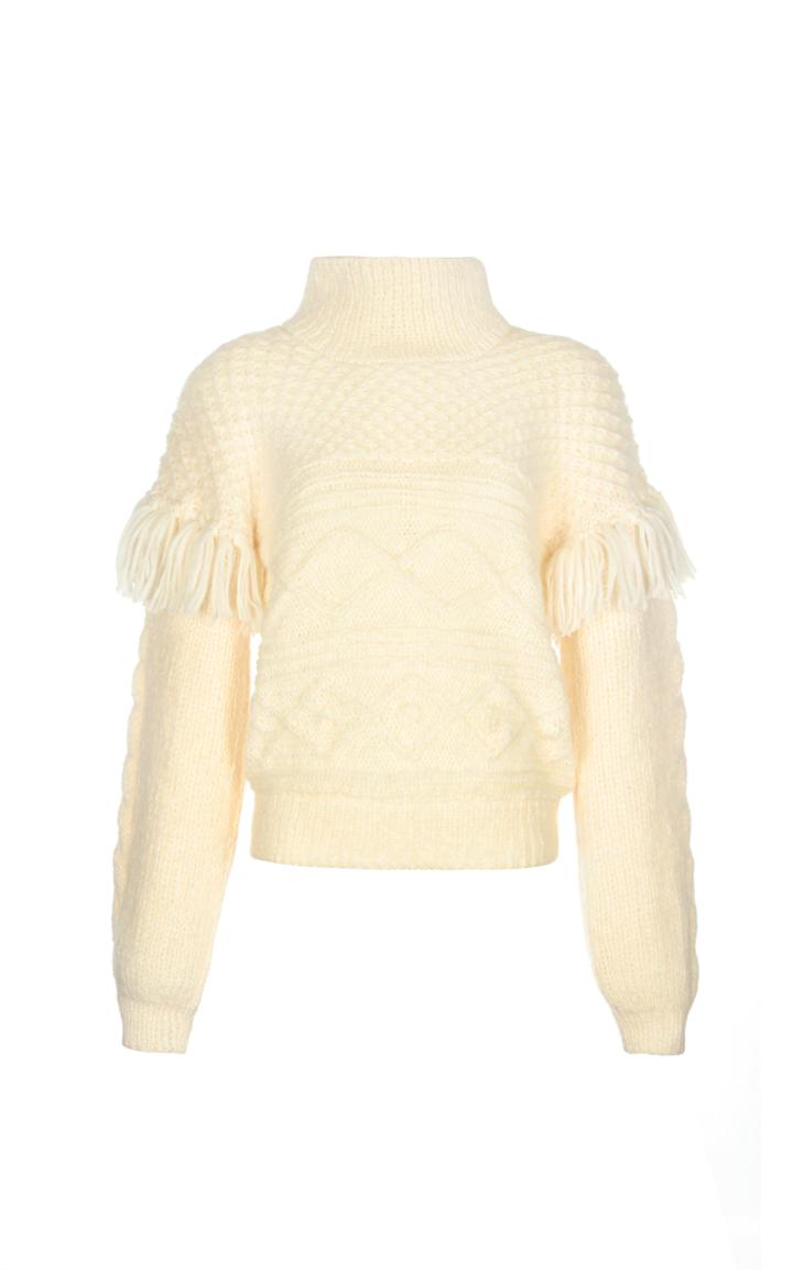 Moda Operandi Escvdo Clo Hand-crochet Chunky Fringe Sweater