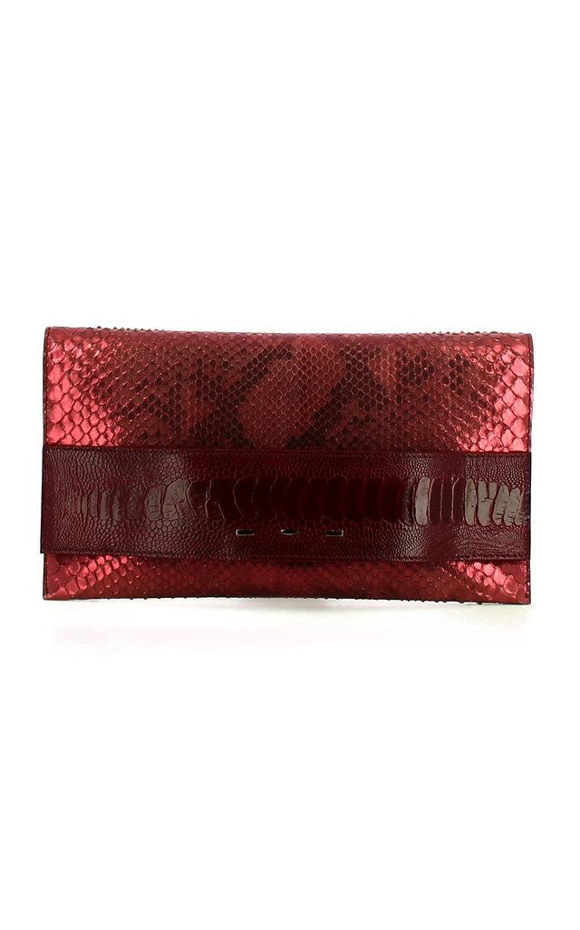 Vbh Sherry Python Passe-partout Xl Clutch