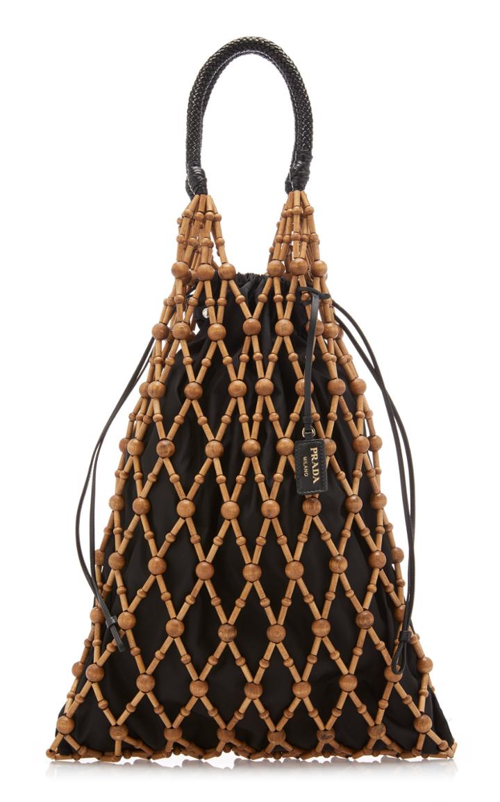 Moda Operandi Prada Beaded Net Tote