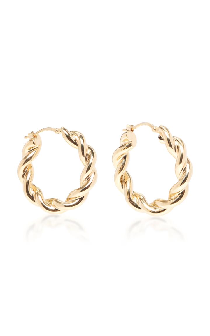 Jw Anderson Twisted Hoop Earrings