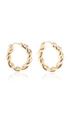 Jw Anderson Twisted Hoop Earrings
