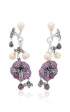 Wendy Yue 18k White Gold Multi-stone Earrings