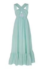 Moda Operandi Gl Hrgel Crisscross-bandeau Linen Maxi Dress Size: M
