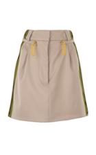 Peter Pilotto Wool Cady Contrast Mini Skirt