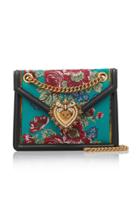 Dolce & Gabbana Mini Jacquard Tapestry Crossbody Bag