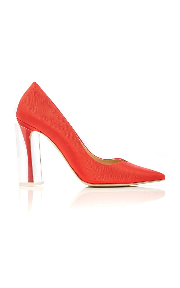 Rosie Assoulin Lucite Heel Pump
