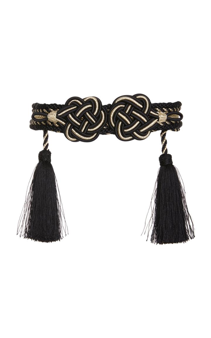 Rebecca De Ravenel Mouna Passementerie Tassel Belt