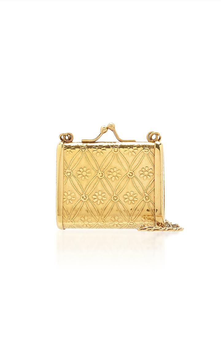 Dolce & Gabbana Metallic Micro Crossbody Bag