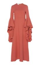 Giambattista Valli Ruffled Crepe Maxi Dress