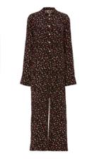 Alix Of Bohemia Limited Edition Parker Navy Silk Jumpsuit