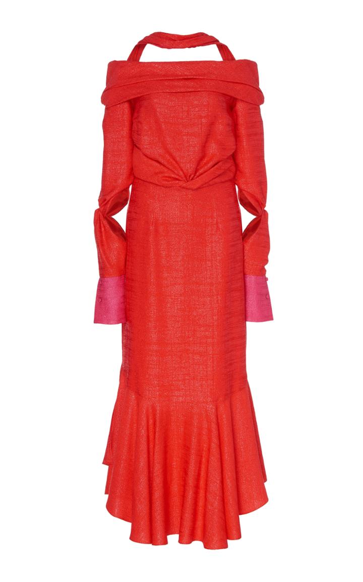 Hellessy Pat Off-the-shoulder Dress