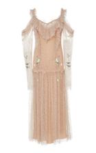 Alena Akhmadullina Off The Shoulder Sleeve Midi Dress