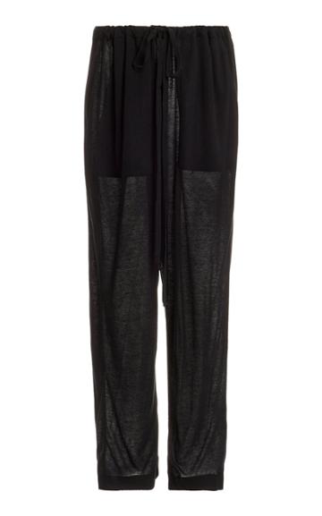 Frances De Lourdes Bailey Modal-blend Wide-leg Pants