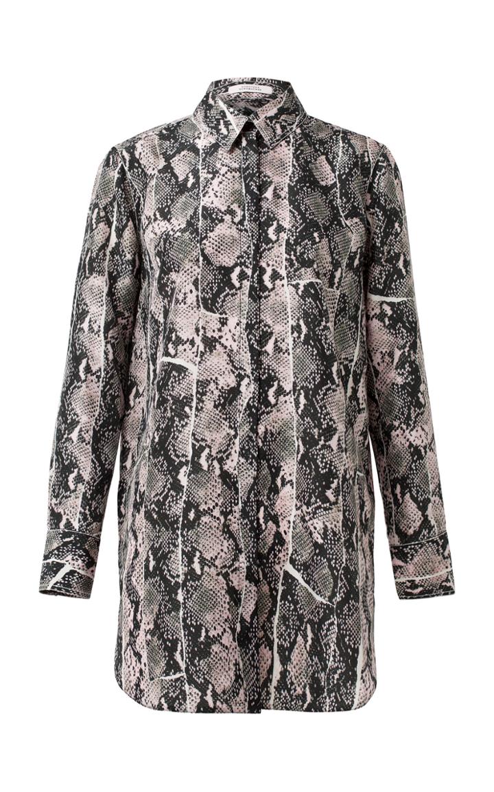 Dorothee Schumacher Snake-print Silk Shirt
