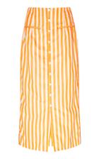 Rosie Assoulin Striped Cotton Skirt