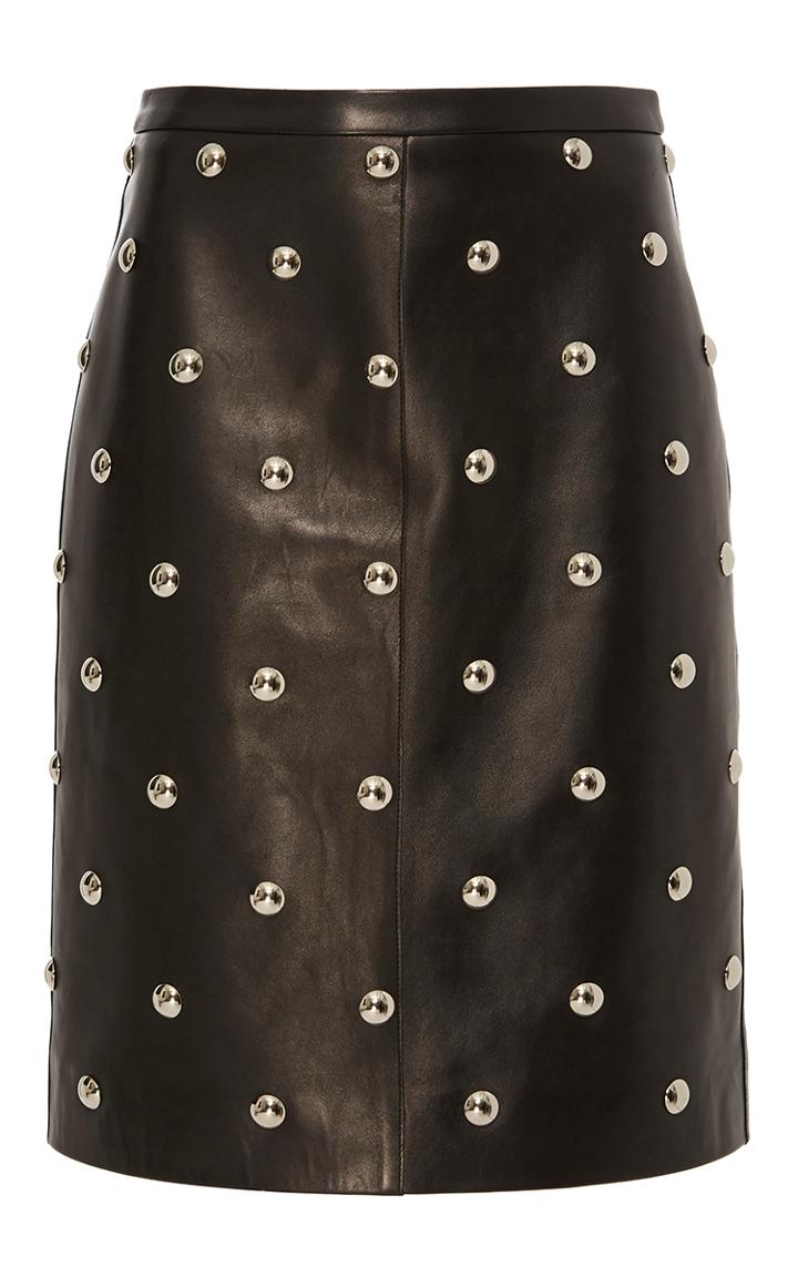 Alexander Wang Studded Leather Pencil Skirt