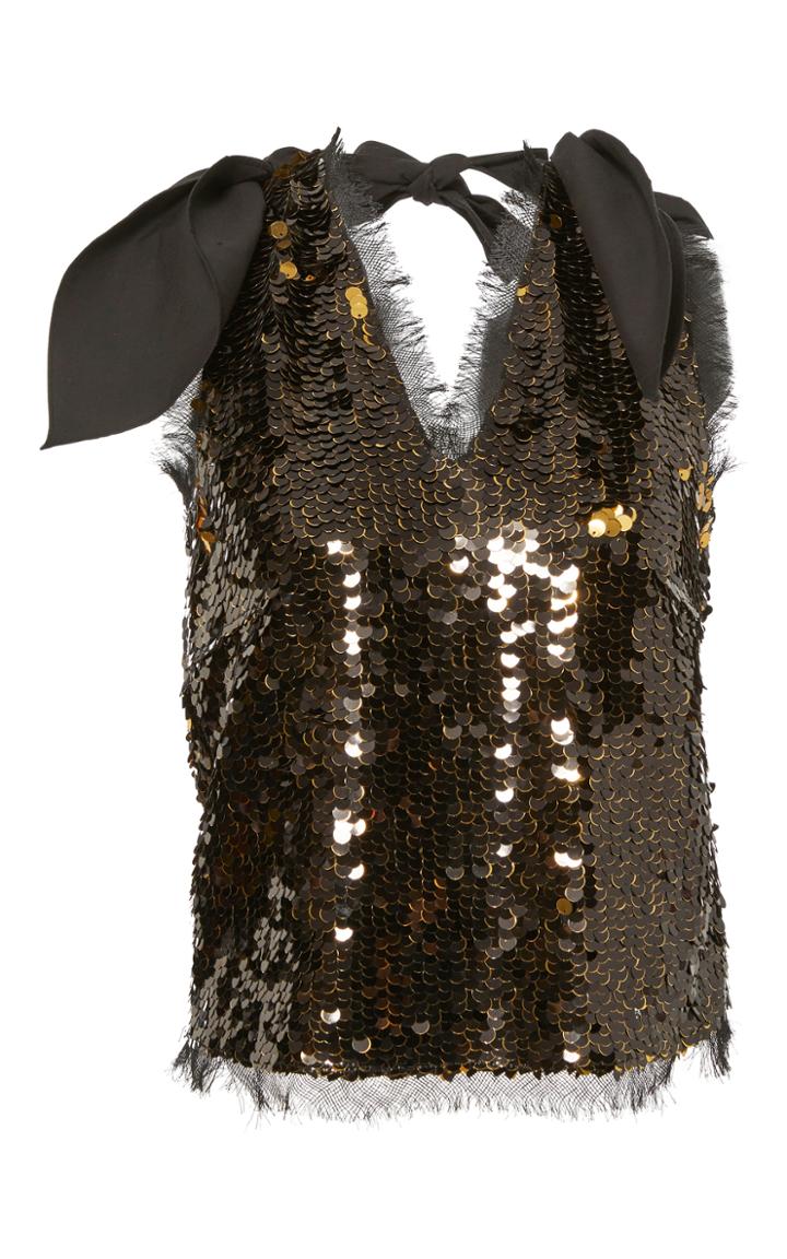 Rejina Pyo Riona Sequin Top