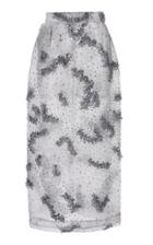 Mary Katrantzou Sequined Organza Skirt