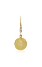 Orit Elhanati 18k Gold Diamond Sapphire And Emerald Single Earring