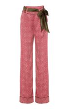 Amber Sakai Pleated Bow Tie Trousers