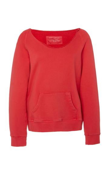 Nl Collection Tiara Cotton Boatneck Sweatshirt