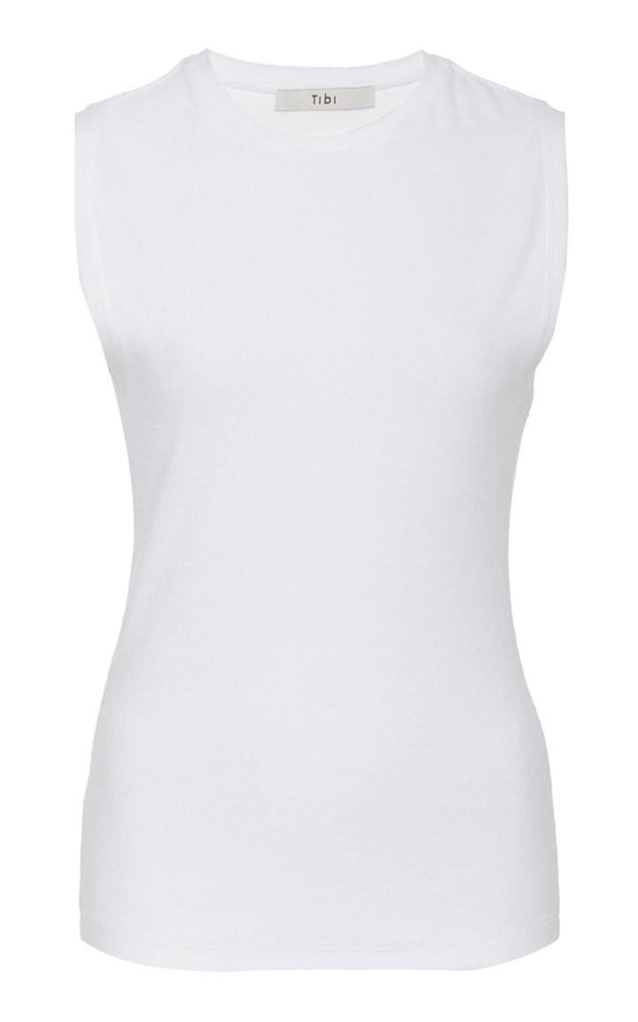 Moda Operandi Tibi Dry Loop Terry Fitted Tank Size: Xs