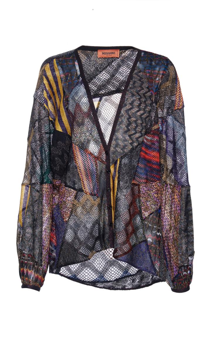 Moda Operandi Missoni Printed Jacquard Lurex Top