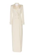 Rebecca De Ravenel Double-breasted Silk Gown