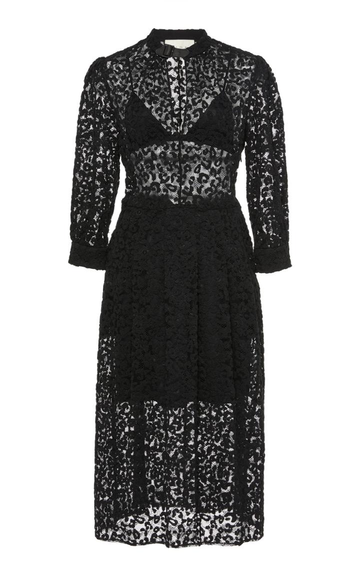 Fleur Du Mal Leopard Lace Dress