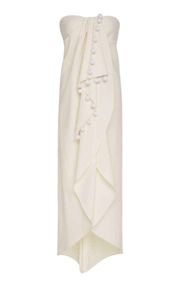 Oscar De La Renta Strapless Gown