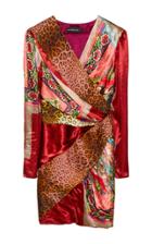Etro Printed Silk Wrap Dress